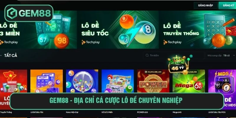 Gem88 - địa chỉ chơi lô đề xổ số miền Trung uy tín